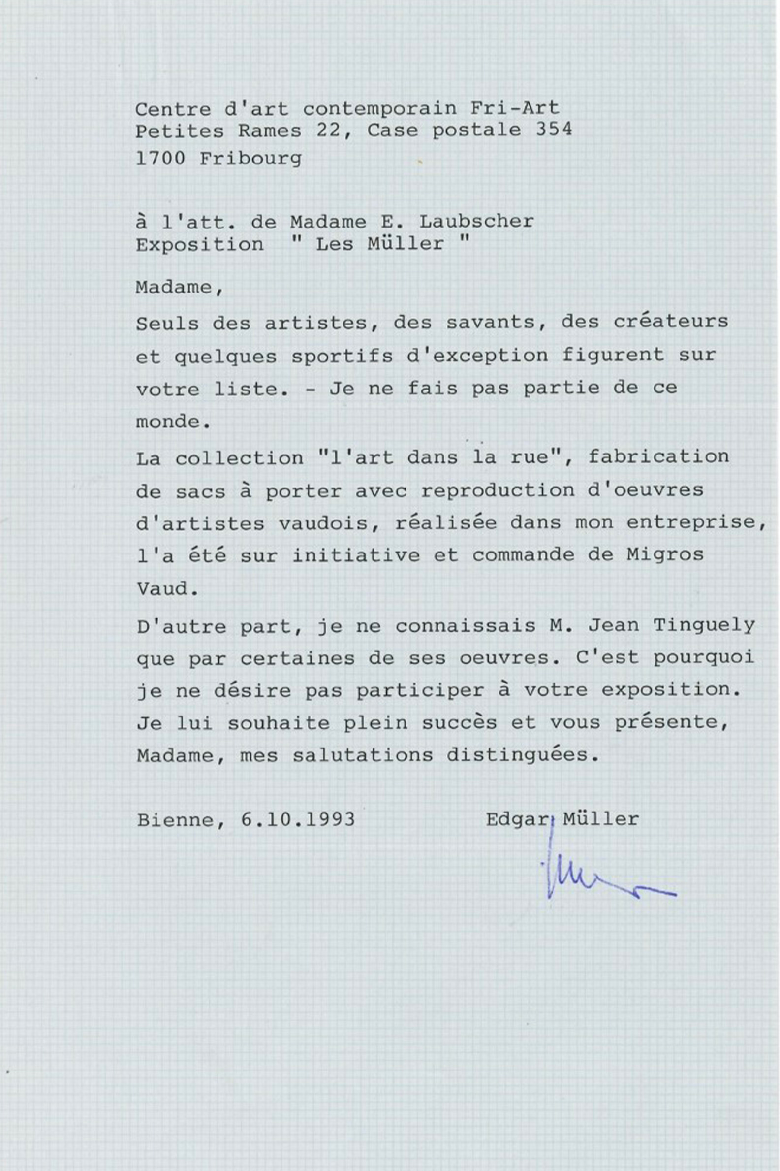 Les Müller, a Tinguely style inventory image
