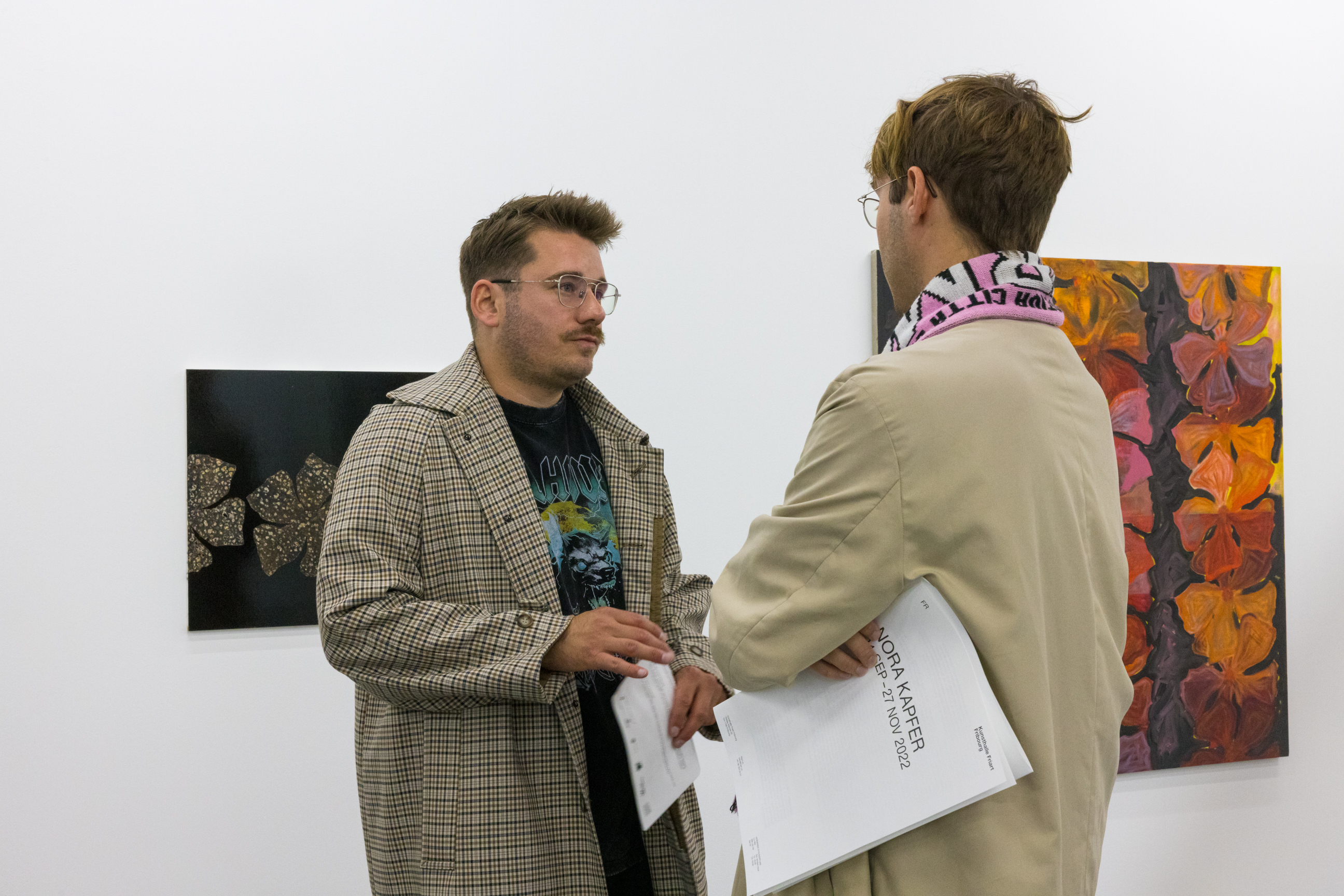 Vernissage Nora Kapfer Monika E Kazi image