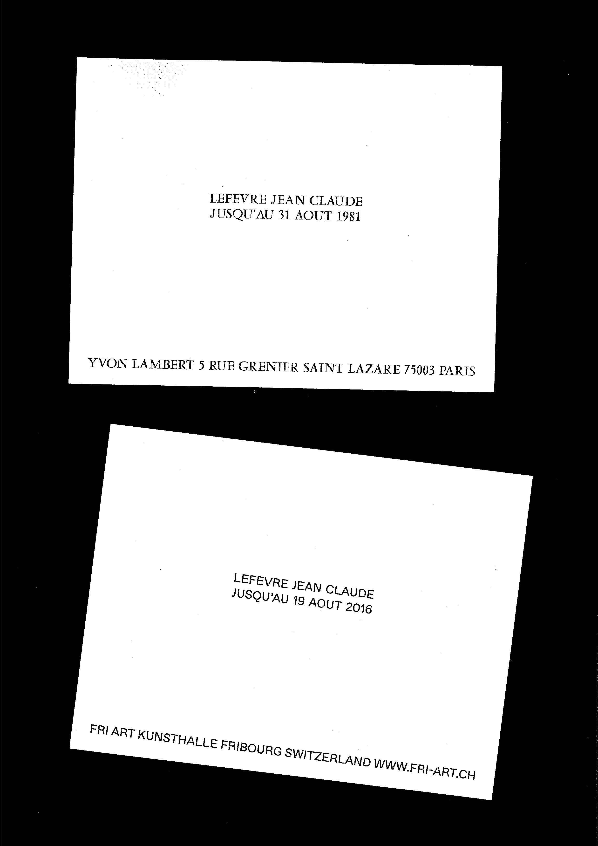 Une Rétrospective d'expositions fermées image