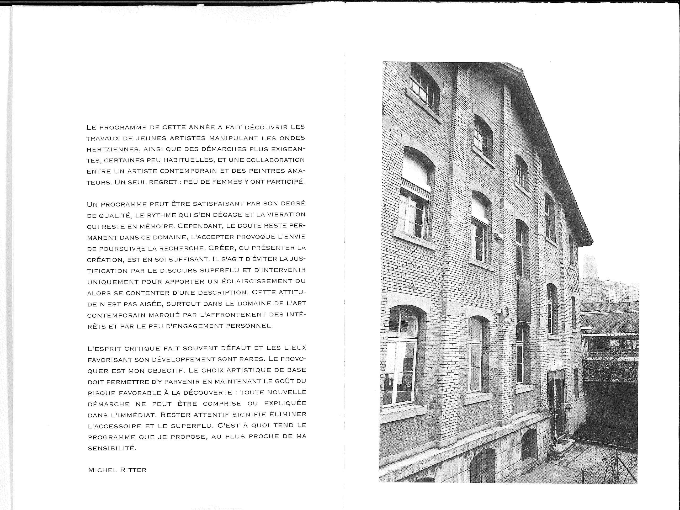 Fri-Art Centre d'Art Contemporain Kunsthalle 1992 image