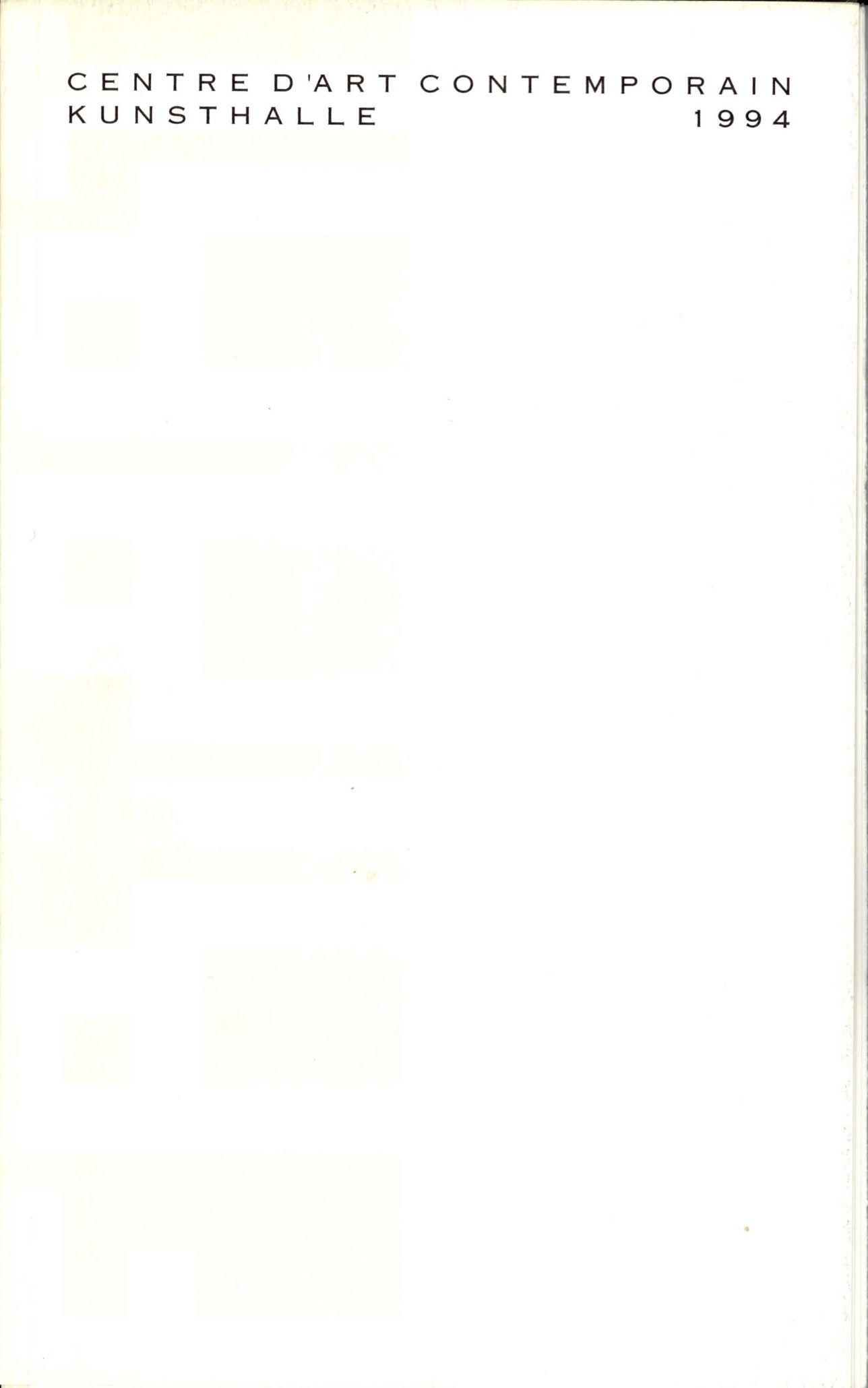 Fri-Art Centre d'Art Contemporain Kunsthalle 1994 image