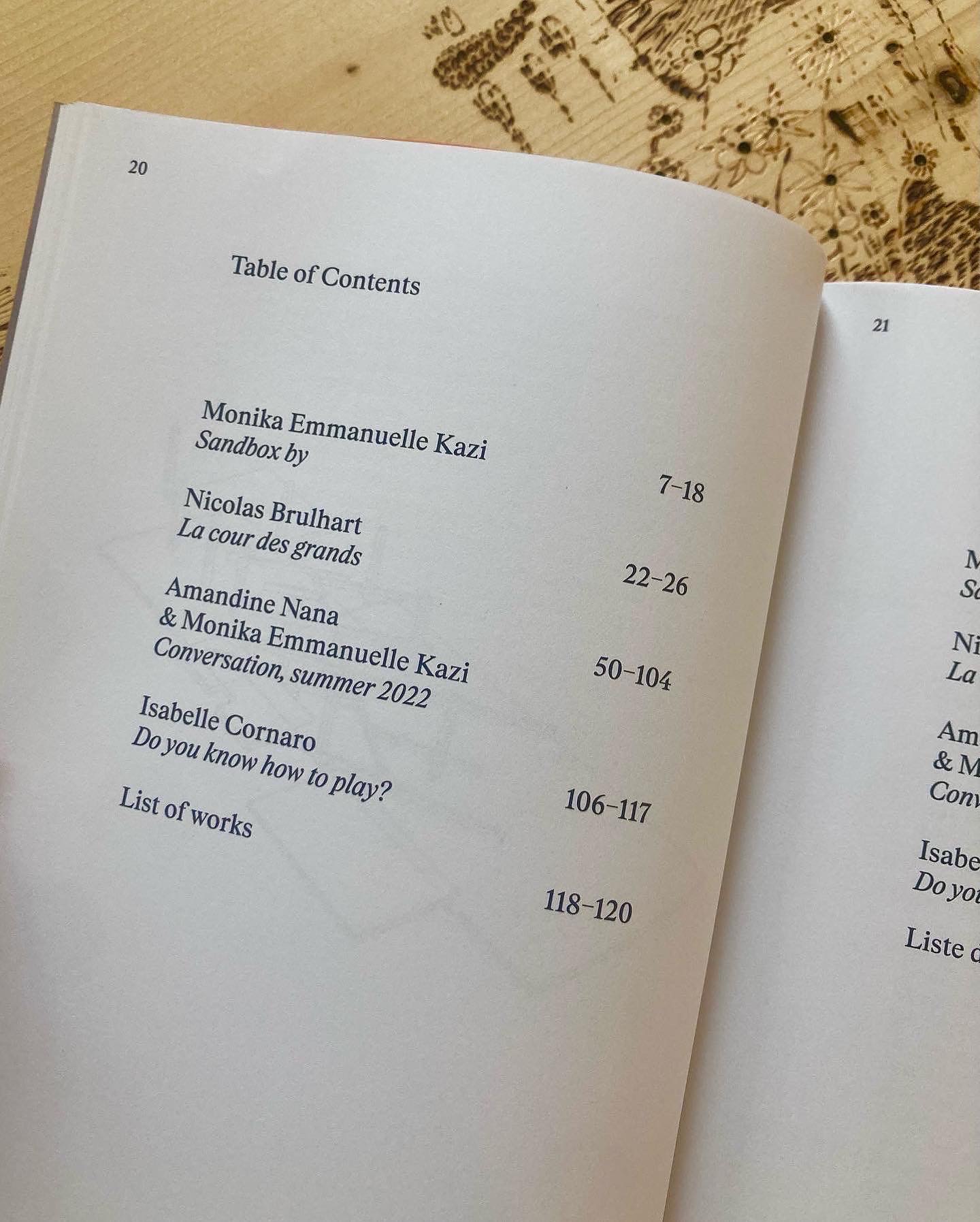 Monika Emmanuelle Kazi, La cour des grands image