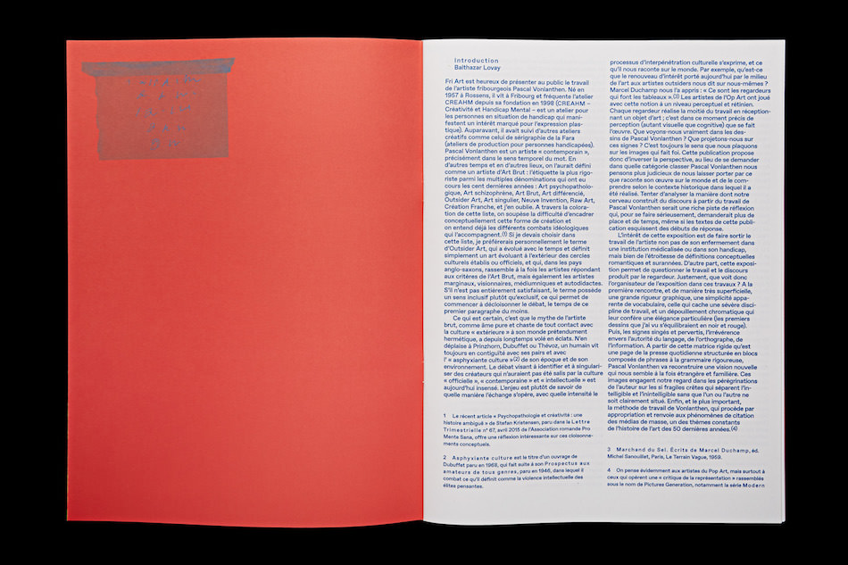 Pascal Vonlanthen, édition de tête image