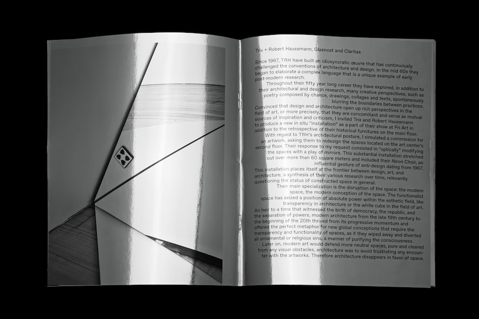 Trix & Robert Haussmann, Livre miroir image